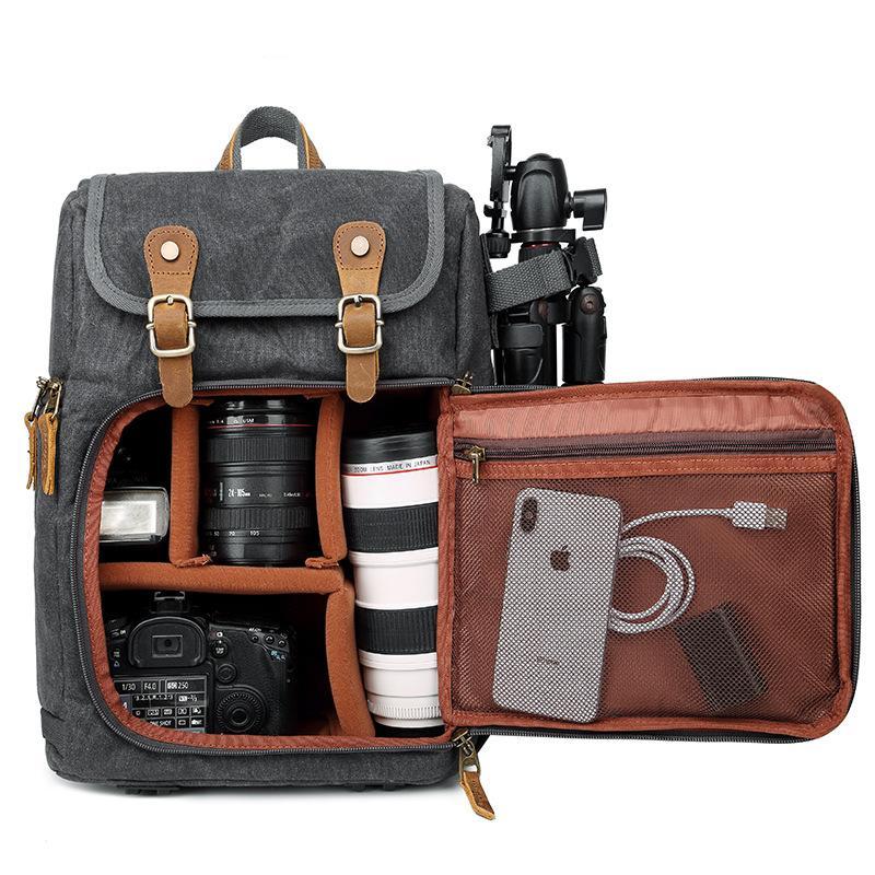 Leisure Canvas Photography Camera Backpack