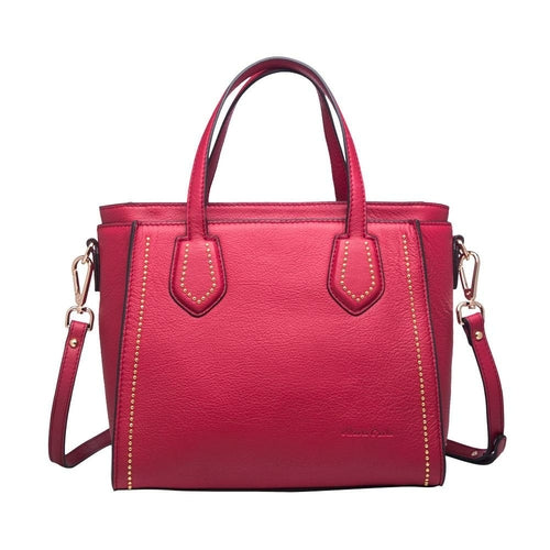 Maria Carla Women's Fashion Luxury Leather Handbag, Smooth Leather