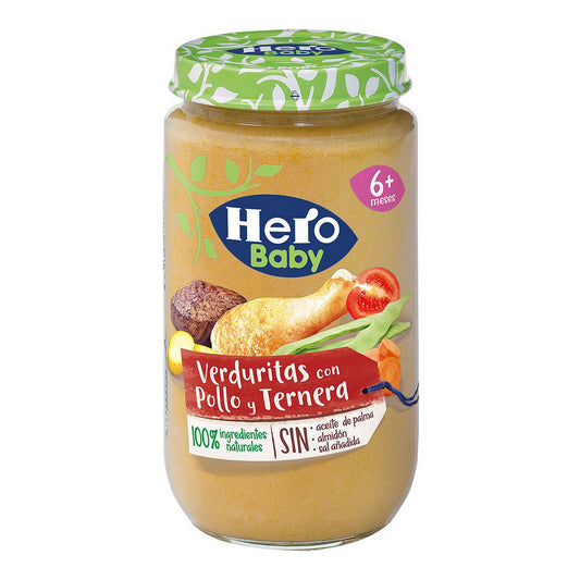 Baby food Hero Vegetables Chicken Veal (235 gr)
