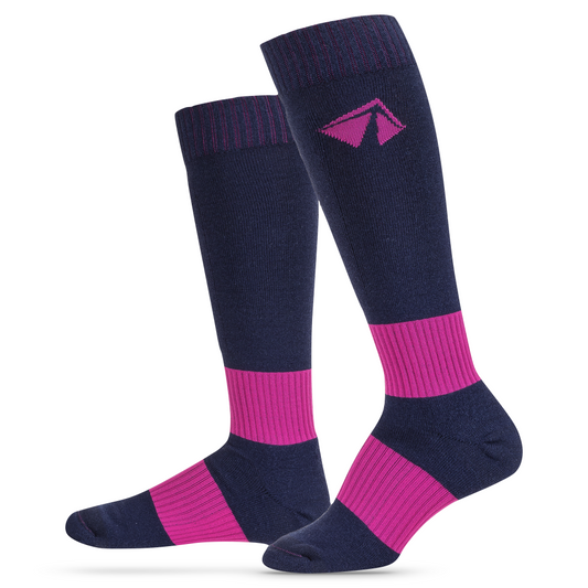 Ski-Lite Performance Ski Sock - Medium/Pink