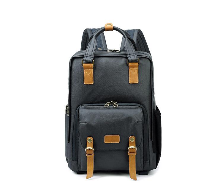 Professional Simple Light Canvas Fashion Camera Backpack