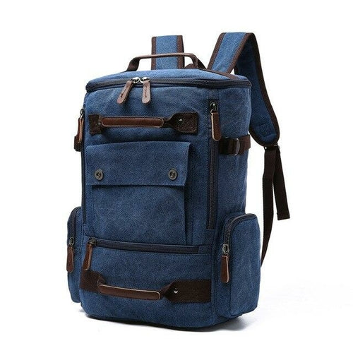 Men's Backpack Vintage Canvas Backpack School Bag Men's Travel Bags