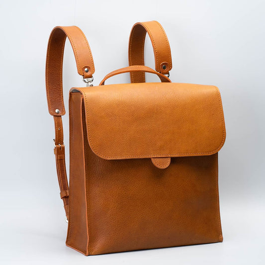 Leather backpack - Fibonacci