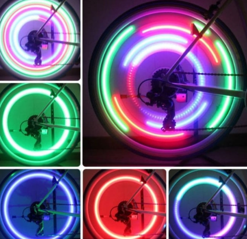 Lumière LED Vélo Lot de 2 - Accessoires Lumineux pour une Sécurité Optimal